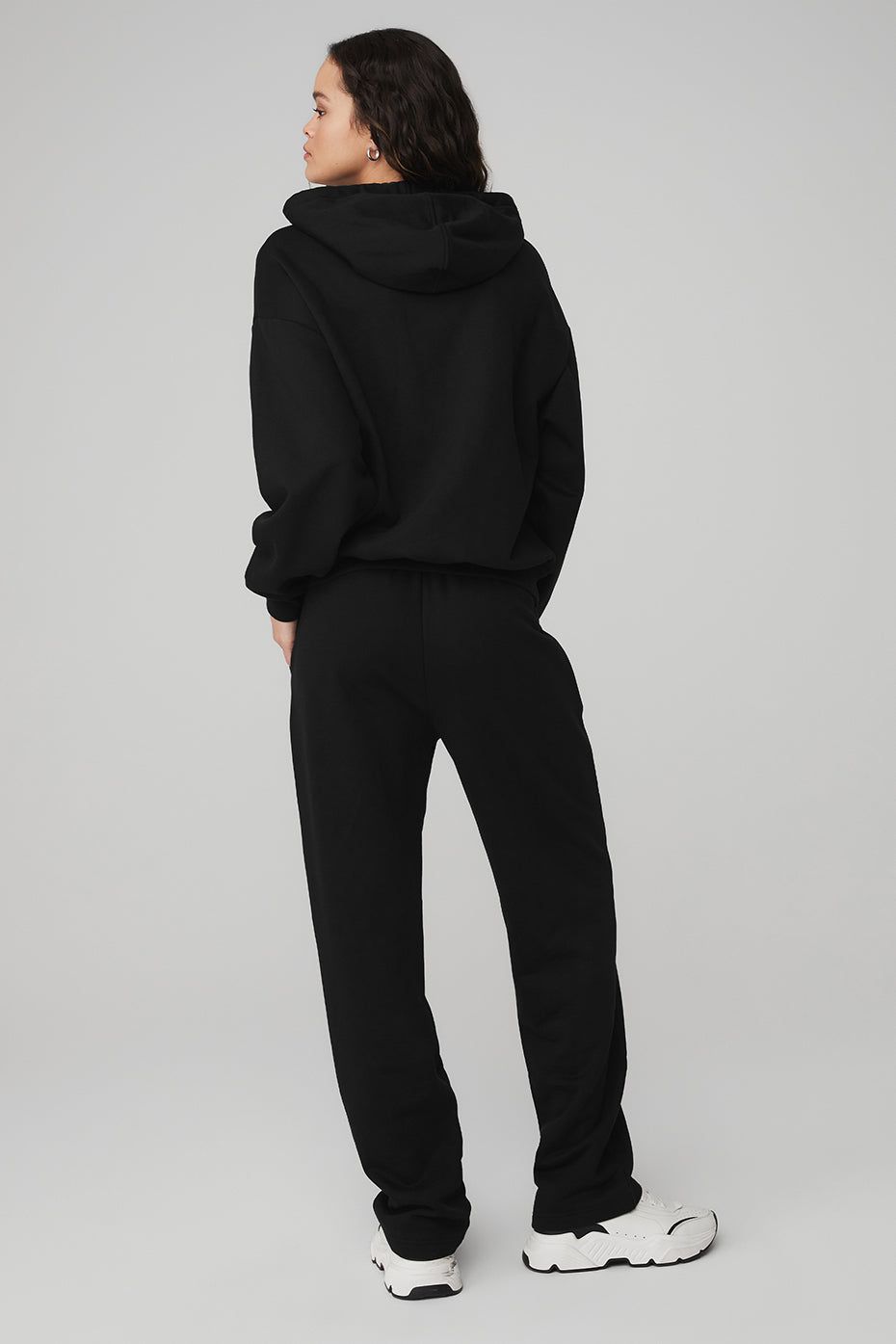 Accolade Hoodie & Accolade Straight Leg Sweatpant Set - Black sold by Alo Yoga product image thumbnail 2