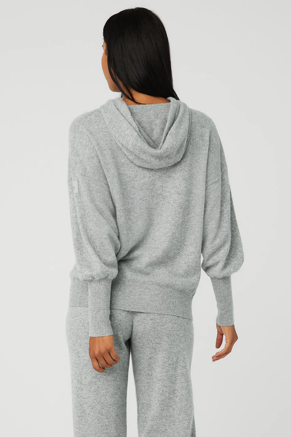 Cashmere Jet Set Hoodie - Dove Grey Heather sold by Alo Yoga product image thumbnail 2
