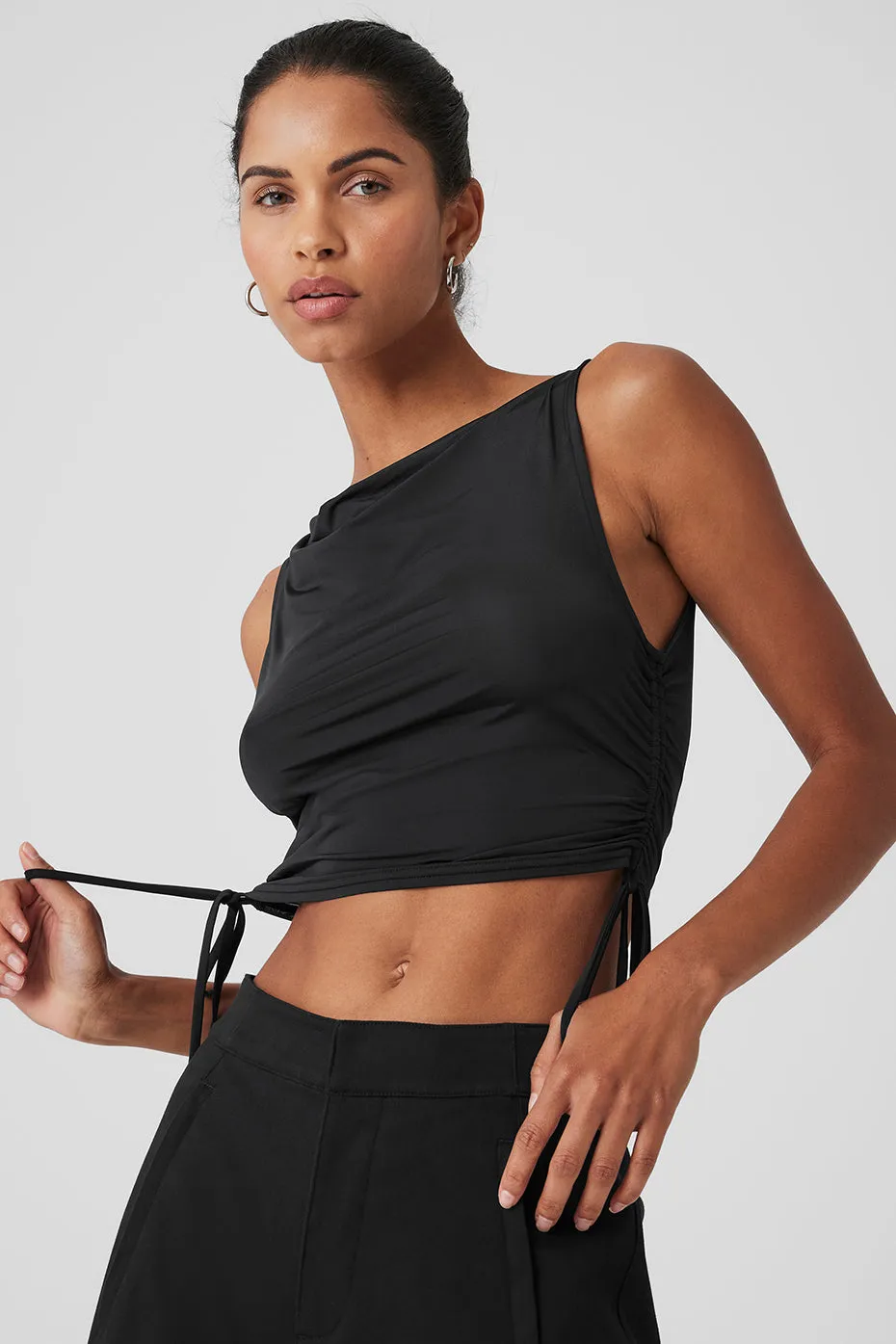 Standout Cropped Tank - Black sold by Alo Yoga product image thumbnail 4
