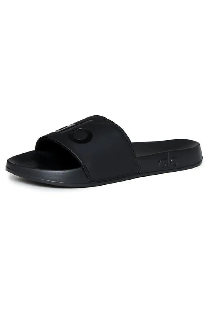 Alo Men\'s Slides Alo Yoga It Slide 2 In Size - Black/White | Editorialist main image 2
