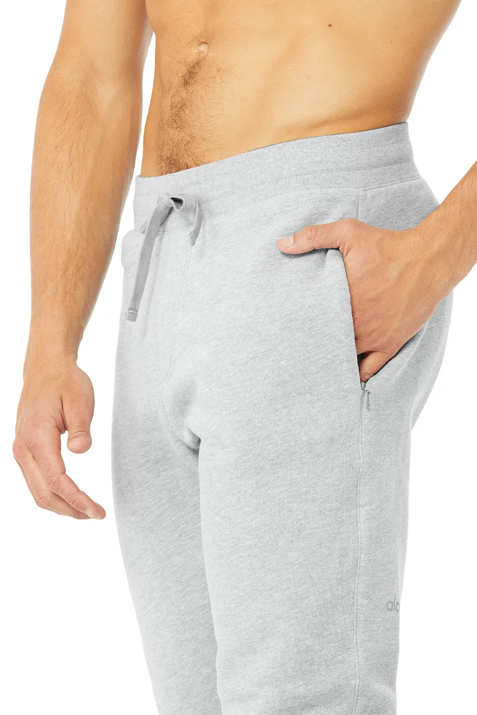 Baseline Sweatpant - Athletic Heather Grey sold by Alo Yoga product image thumbnail 4