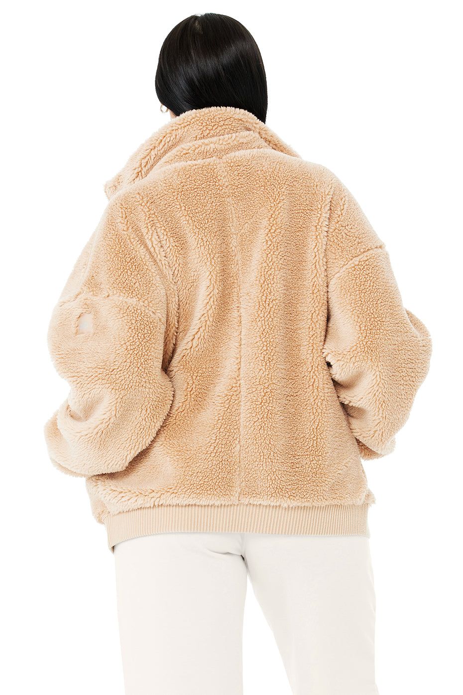 Sherpa Varsity Jacket - Camel sold by Alo Yoga product image thumbnail 6