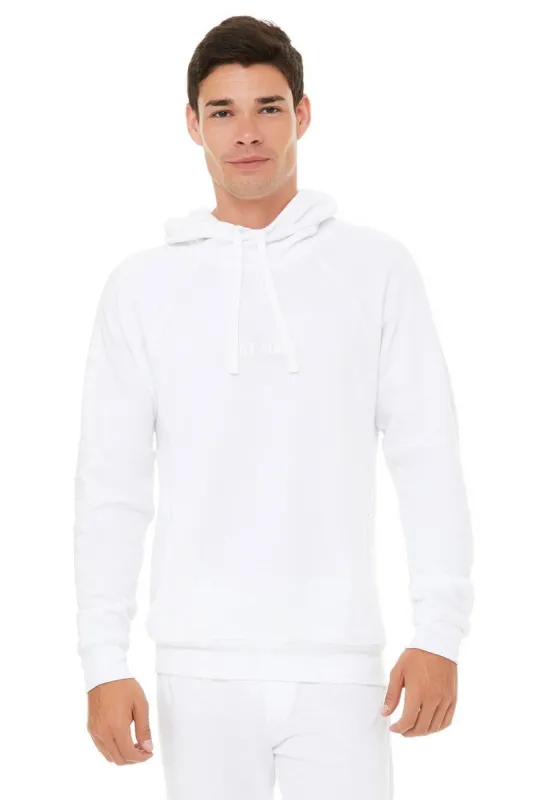 Sat Nam Hoodie - White sold by Alo Yoga