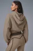 Sweet Escape Zip Up Hoodie - Gravel sold by Alo Yoga