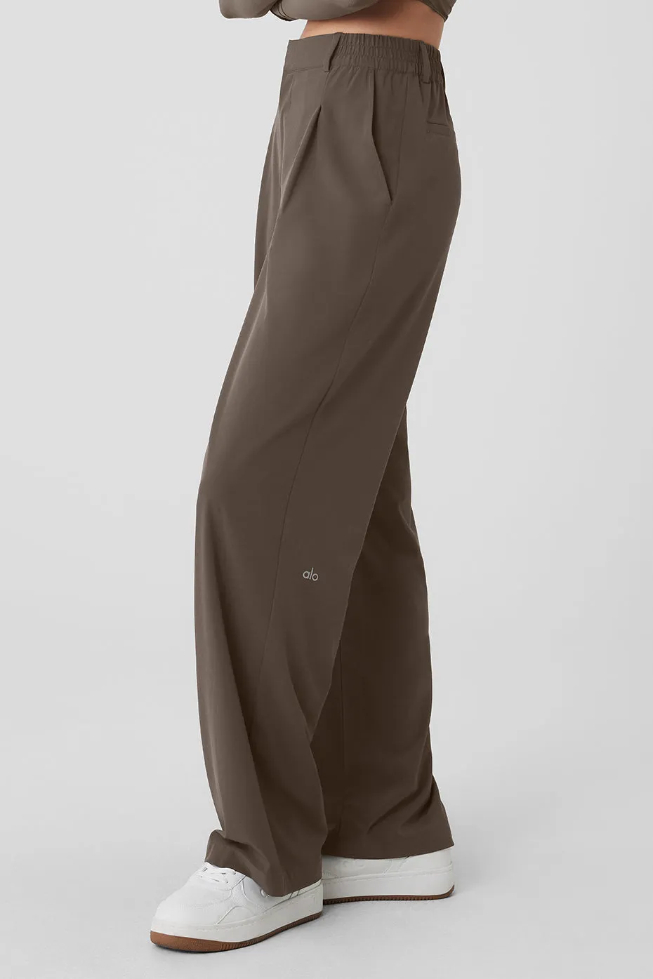 High-Waist Pursuit Trouser - Olive Tree sold by Alo Yoga product image thumbnail 3