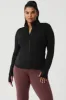 Airbrush Formation Jacket - Black sold by Alo Yoga