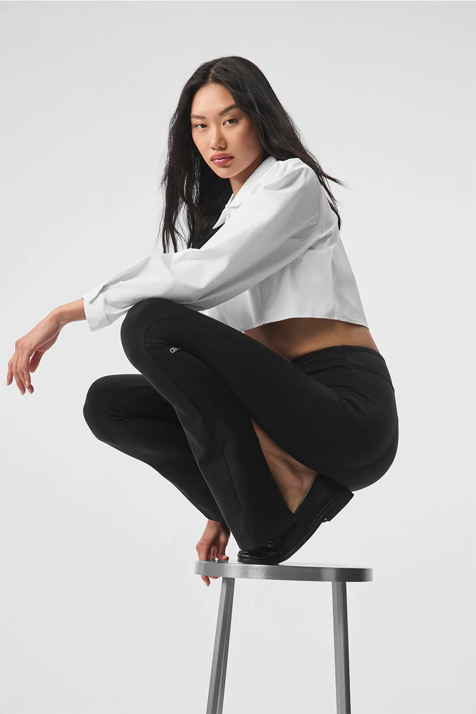 Airbrush High-Waist Kick-Back Legging - Black sold by Alo Yoga product image thumbnail 5