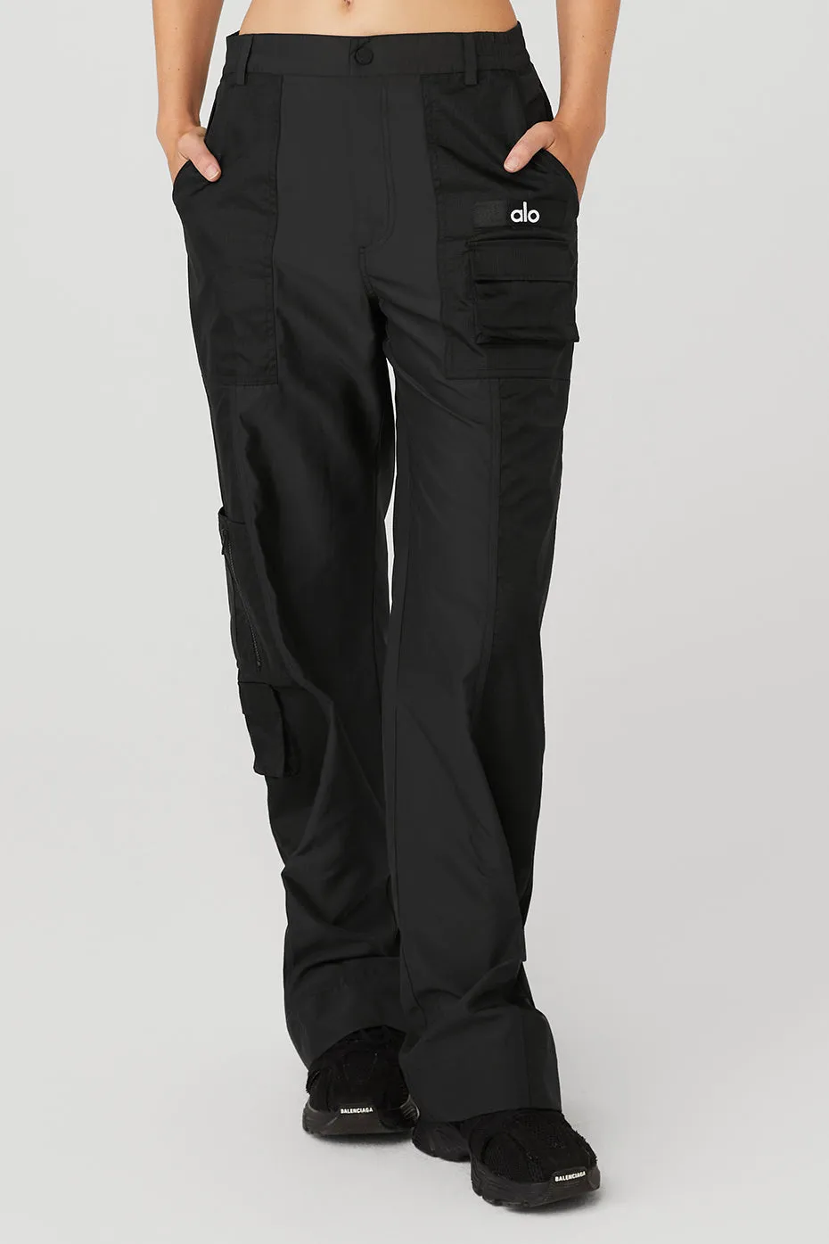 Blaze Trouser Pant - Black sold by Alo Yoga