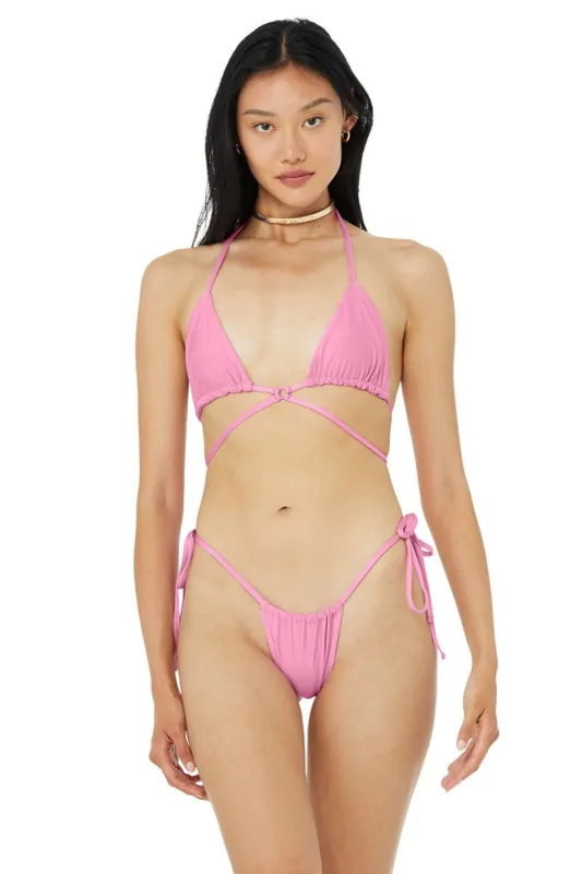 Alo x Frankies Bikinis Tatum Top - 90's Pink sold by Alo Yoga