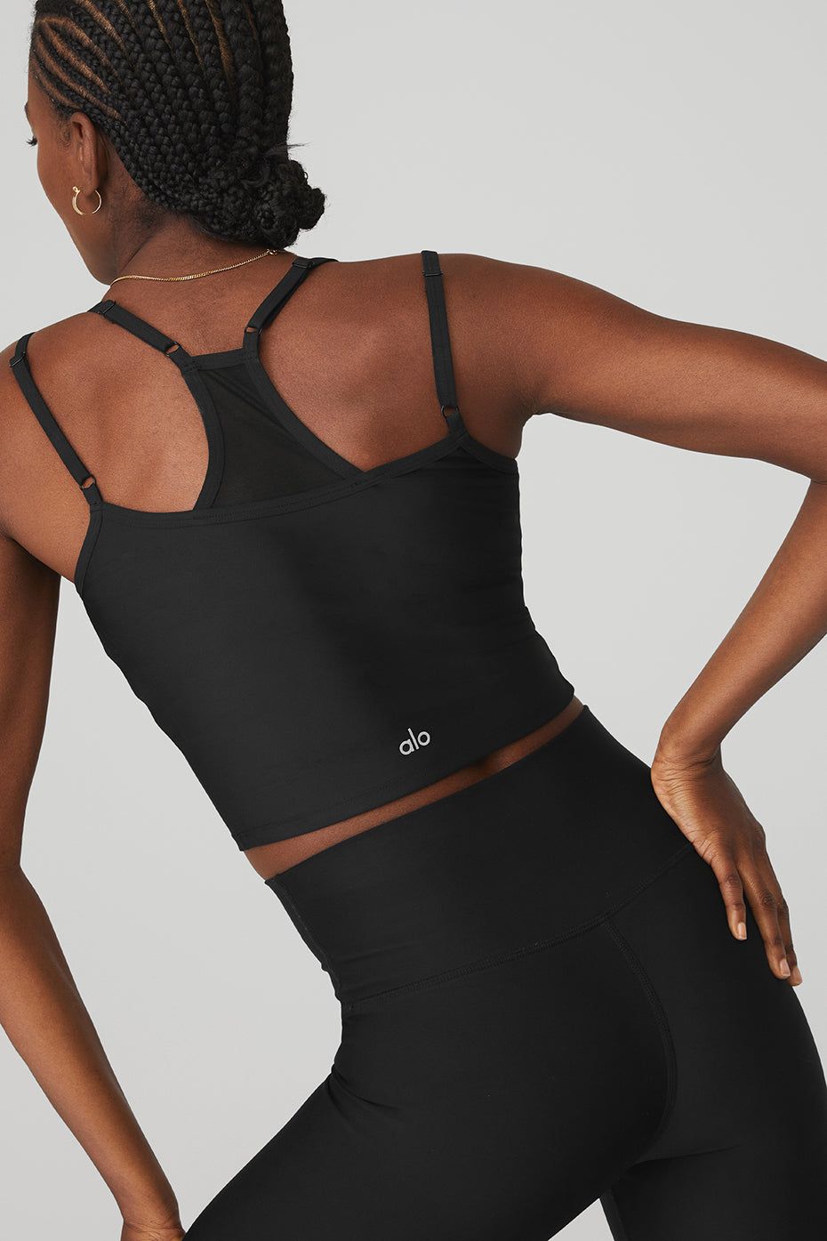Airlift Double Check Bra Tank & High-Waist Airlift Legging Set sold by Alo Yoga product image thumbnail 4