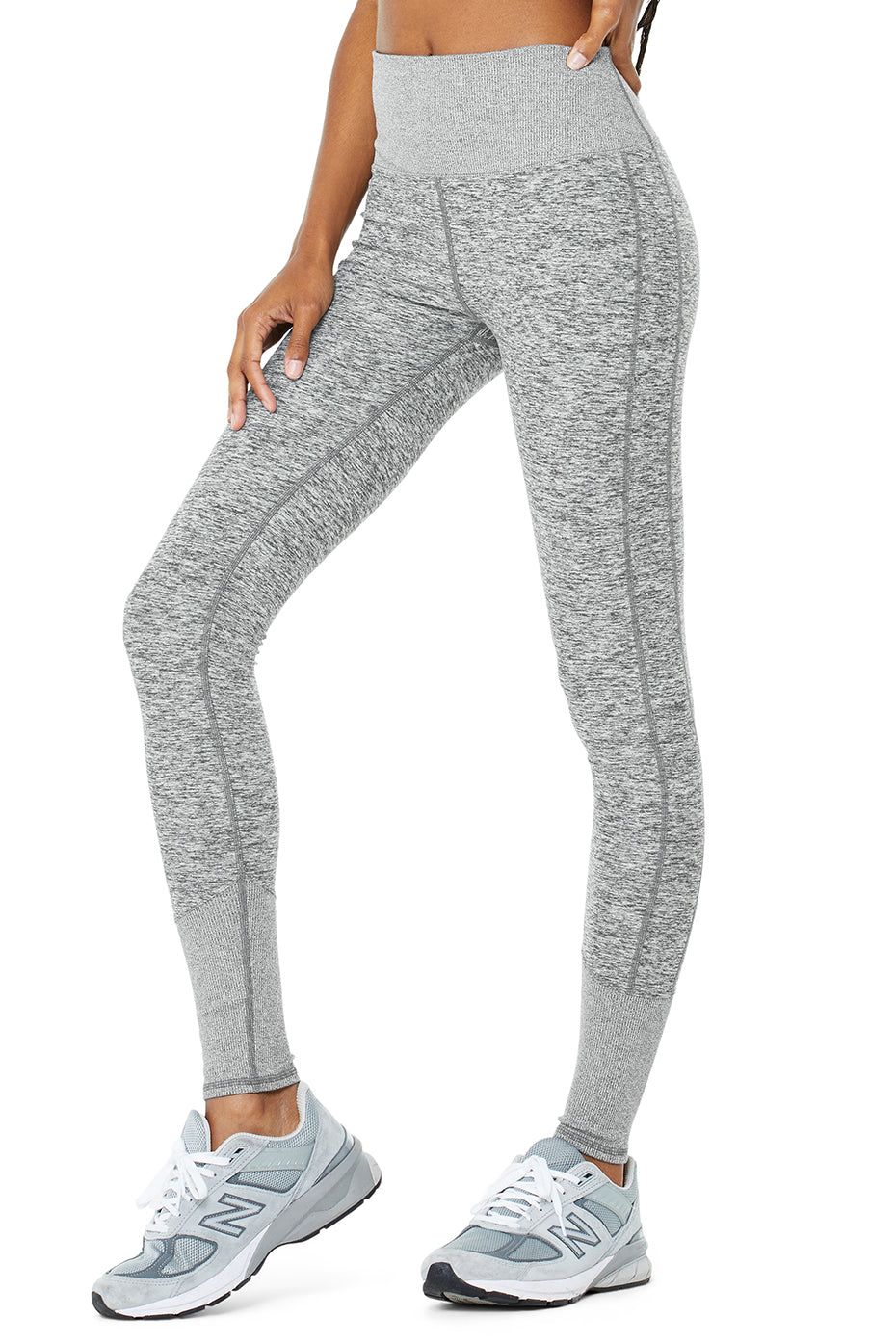 High-Waist Lounge Legging - Dove Grey Heather sold by Alo Yoga product image thumbnail 2