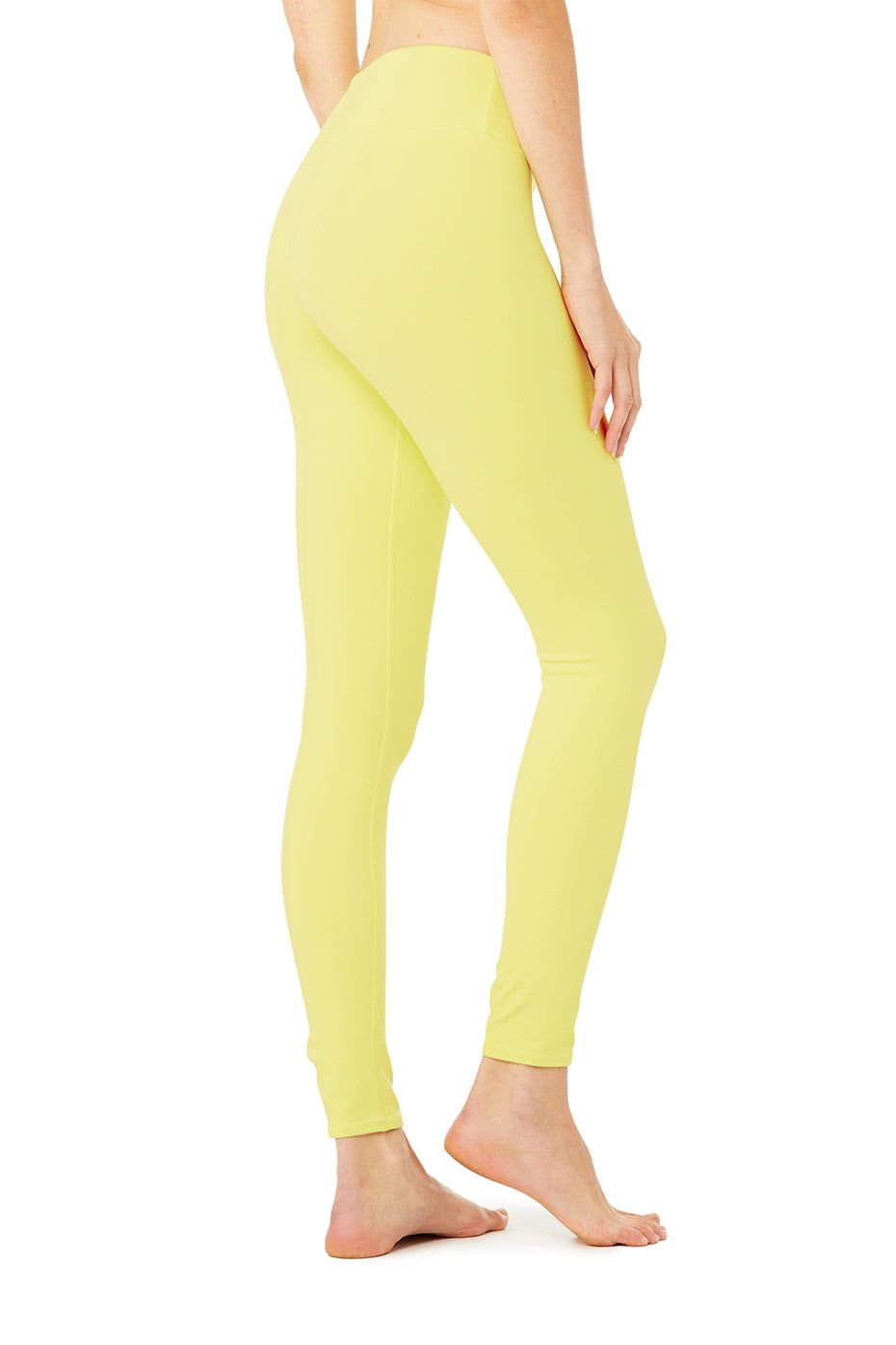 Airbrush Legging - Neon Shock Yellow sold by Alo Yoga product image thumbnail 3