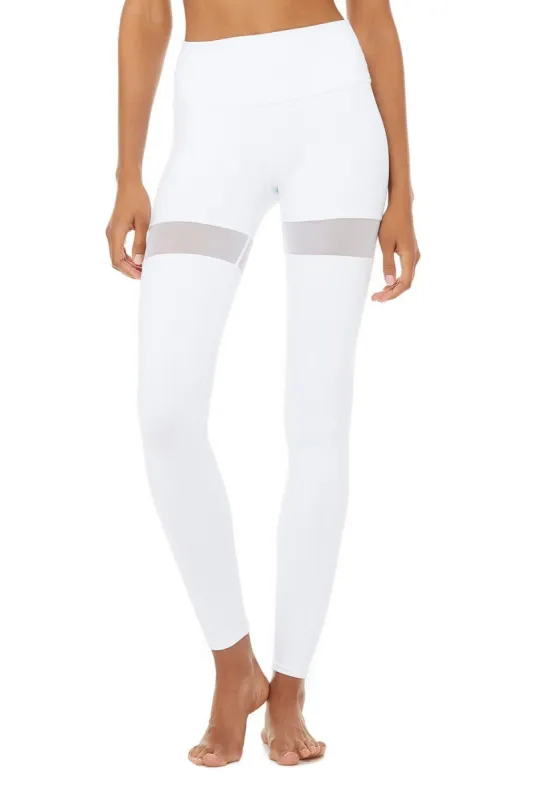 Thigh High Legging - White sold by Alo Yoga