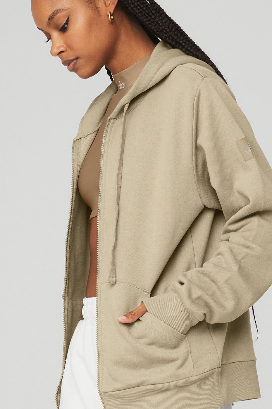 Everyday Full Zip Hoodie - California Sand sold by Alo Yoga product image thumbnail 4