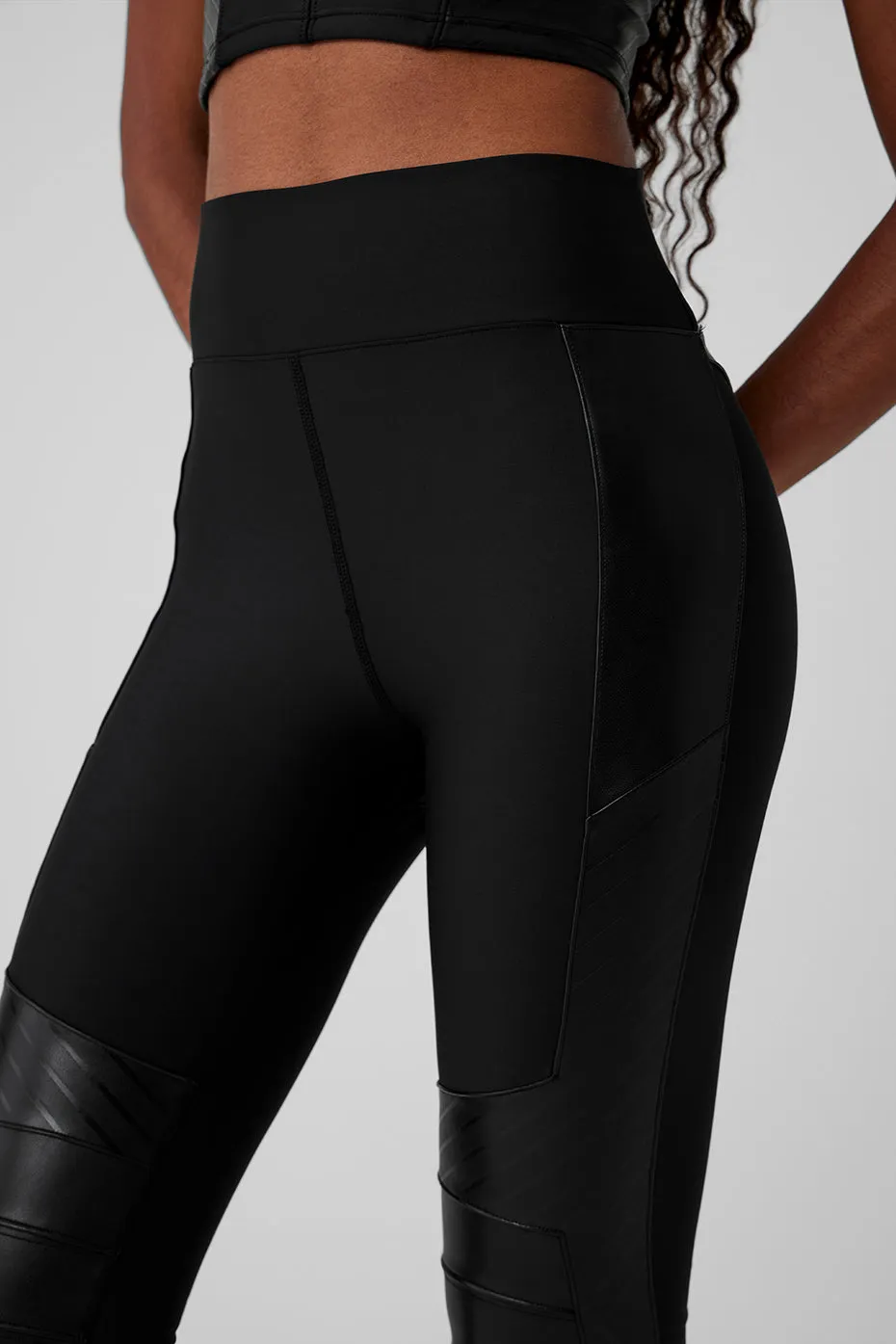 Airlift Winter Warm High-Waist Supermoto Legging - Black sold by Alo Yoga product image thumbnail 4
