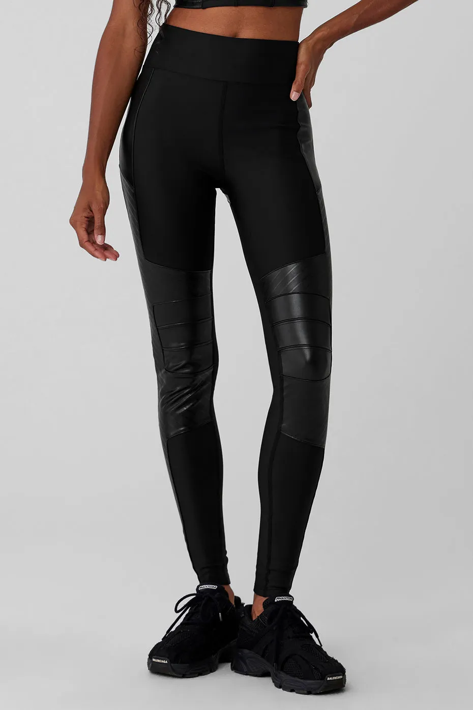 Airlift Winter Warm High-Waist Supermoto Legging - Black sold by Alo Yoga