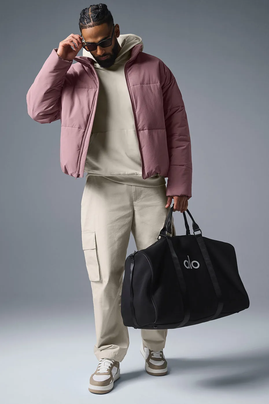 Stretch Woven Street Puffer - Woodrose sold by Alo Yoga product image thumbnail 4