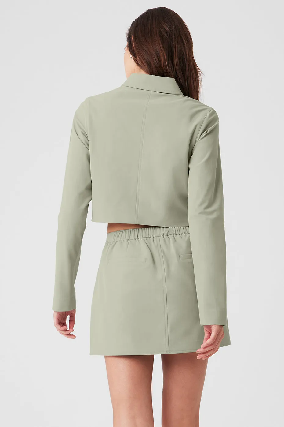 Cropped High Speed Jacket - Limestone sold by Alo Yoga product image thumbnail 2