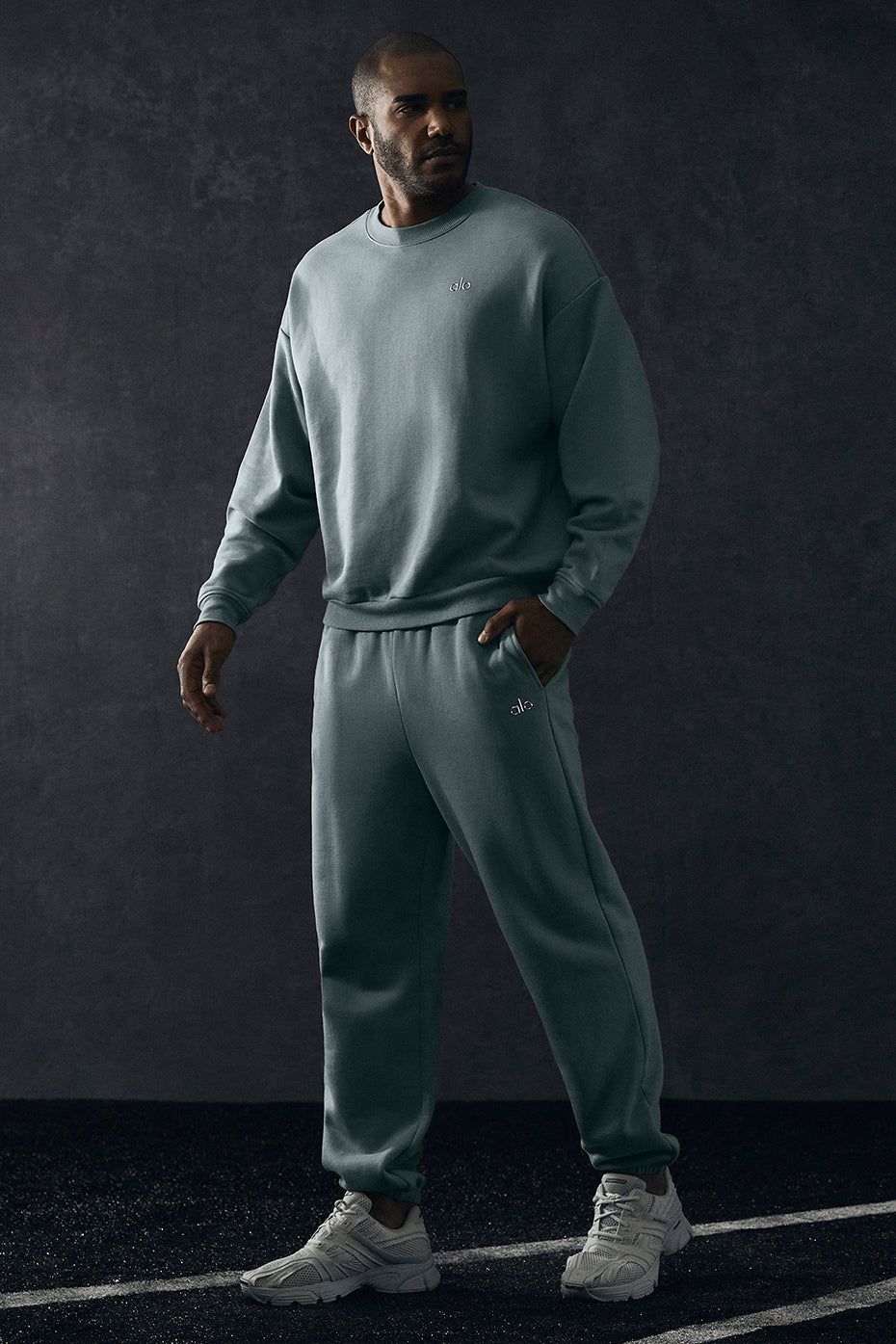 Accolade Crew Neck Pullover - Cosmic Grey sold by Alo Yoga product image thumbnail 5