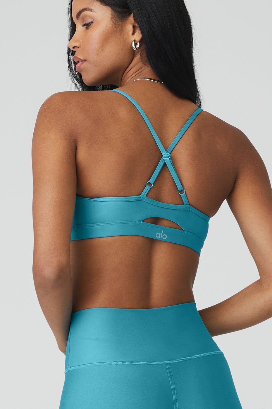 Airlift Intrigue Bra - Blue Splash sold by Alo Yoga product image thumbnail 4