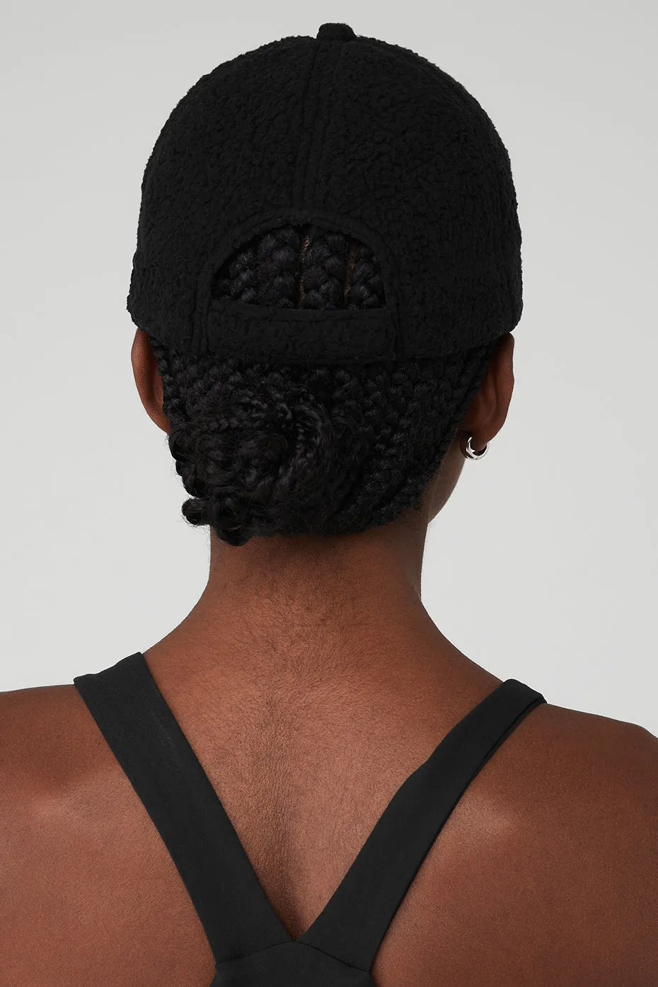 Micro Sherpa Off-Duty Cap - Black sold by Alo Yoga product image thumbnail 5