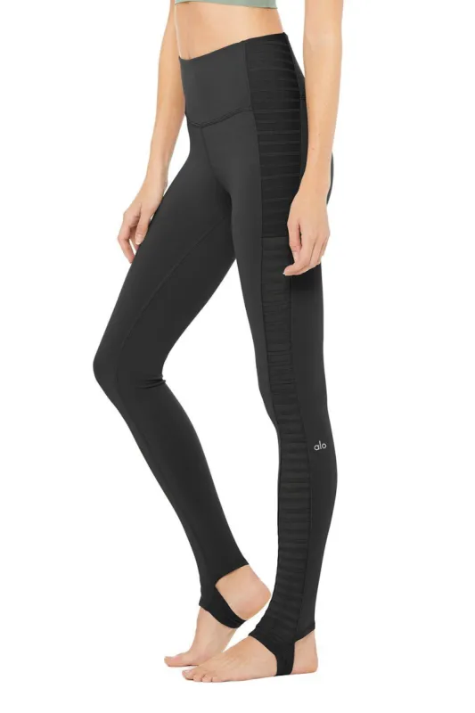 High-Waist Prism Legging - Black sold by Alo Yoga