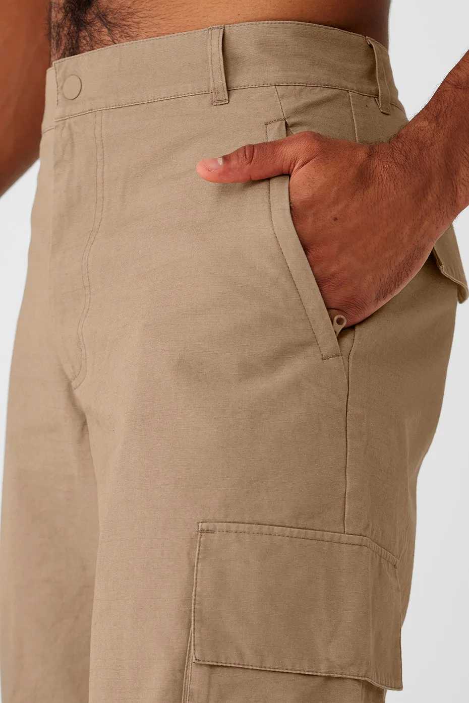 Cargo Ripstop Trouser - Gravel sold by Alo Yoga product image thumbnail 4