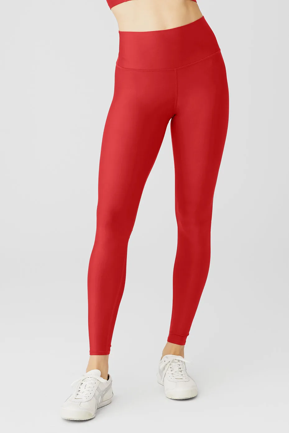 High-Waist Airlift Legging - Classic Red sold by Alo Yoga