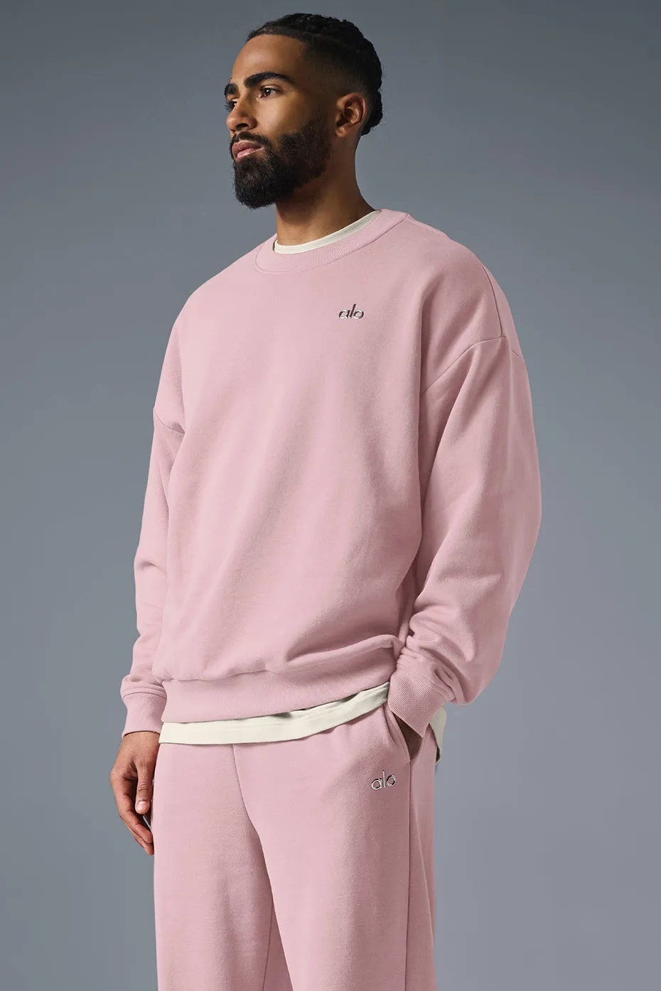 Accolade Crew Neck Pullover - Ballet Pink sold by Alo Yoga product image thumbnail 2