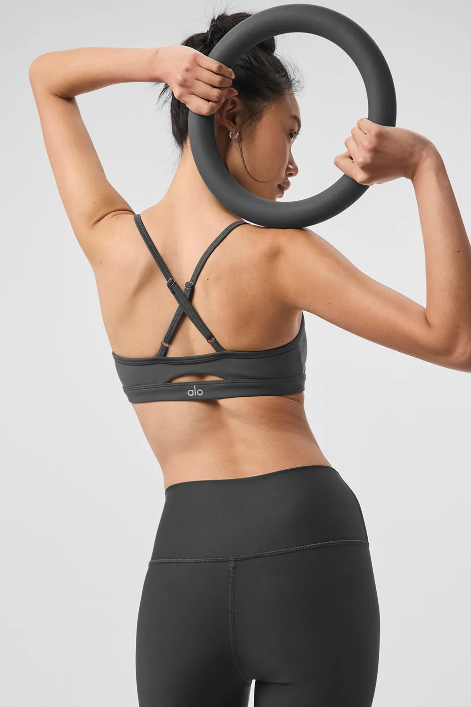 Airlift Intrigue Bra - Anthracite sold by Alo Yoga product image thumbnail 4