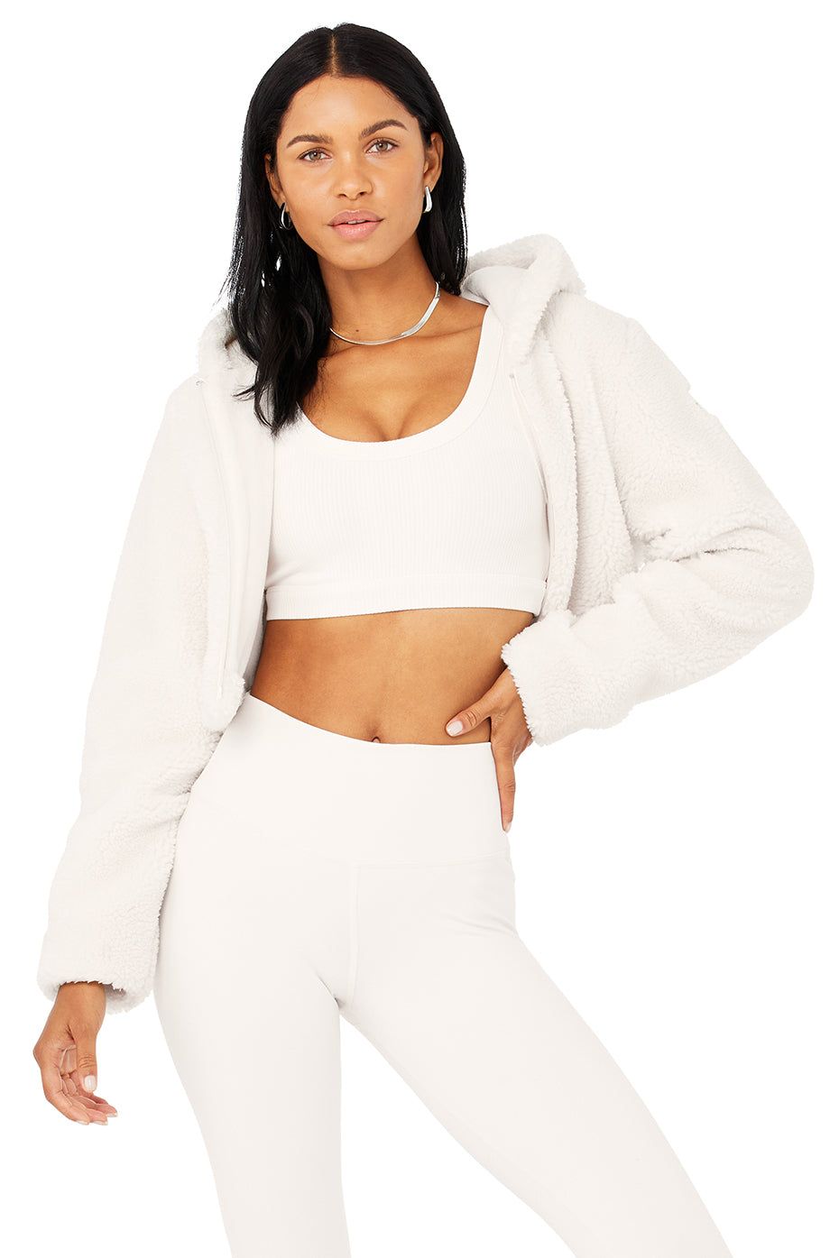 LA Sherpa Jacket - Ivory sold by Alo Yoga product image thumbnail 4