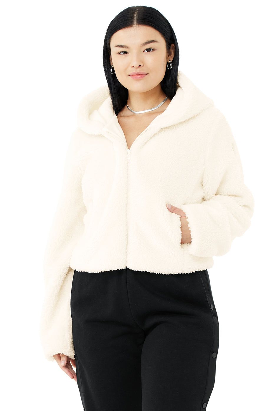 LA Sherpa Jacket - Ivory sold by Alo Yoga product image thumbnail 10