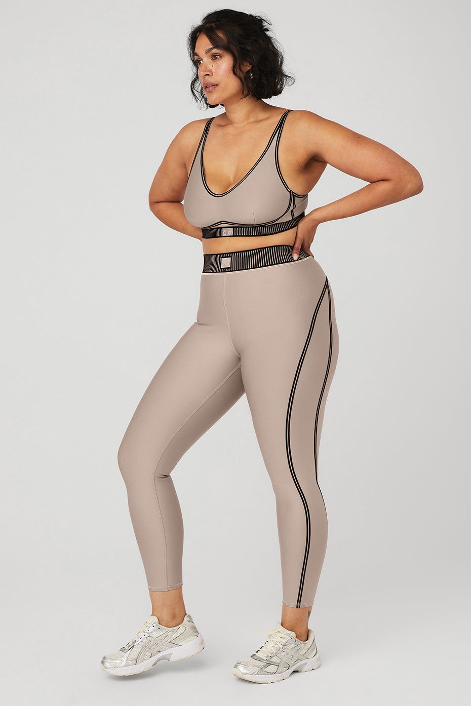 Airlift Line Up Bra & Airlift High-Waist 7/8 Line Up Legging Set sold by Alo Yoga product image thumbnail 18