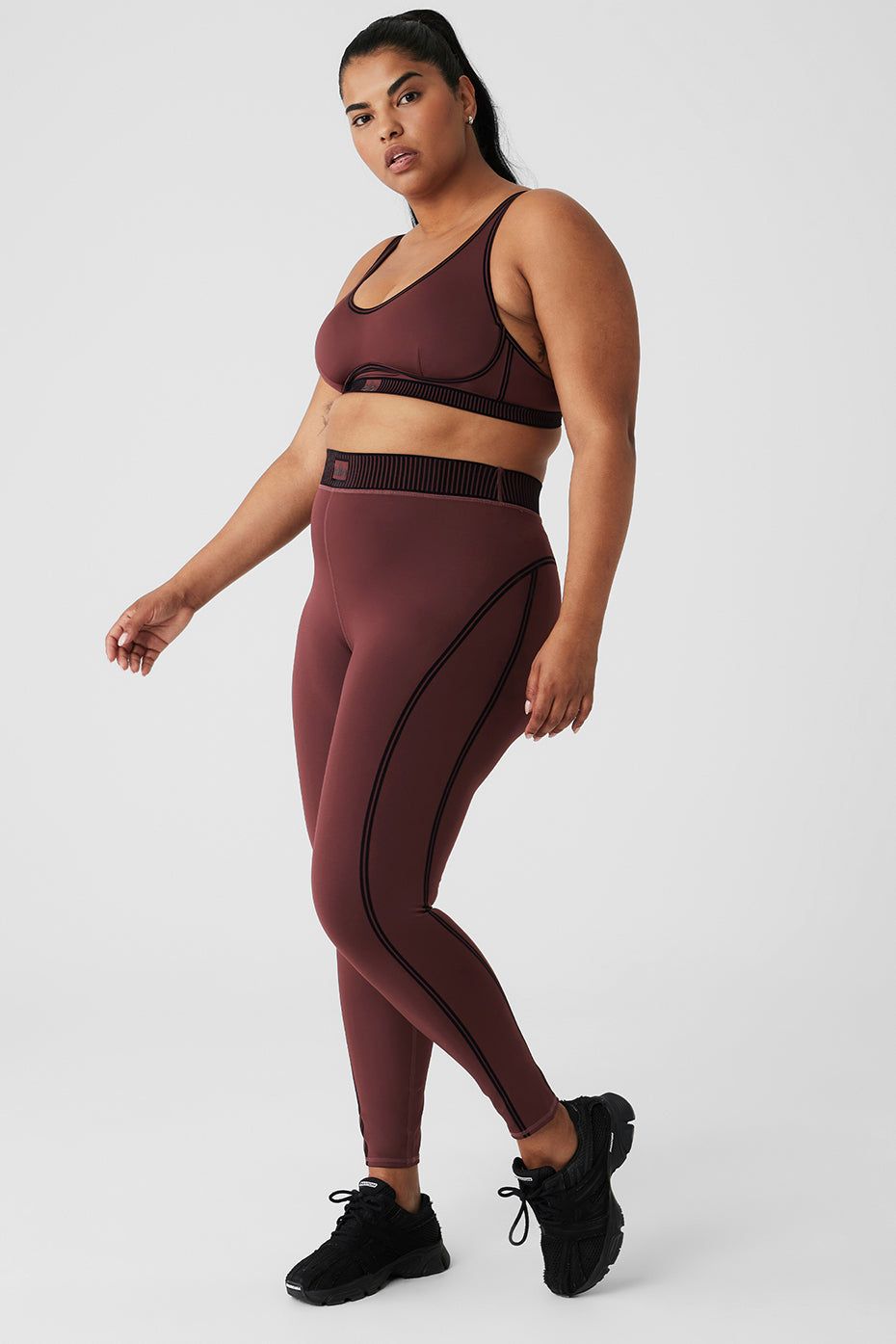 Airlift Line Up Bra & Airlift High-Waist 7/8 Line Up Legging Set sold by Alo Yoga product image thumbnail 40