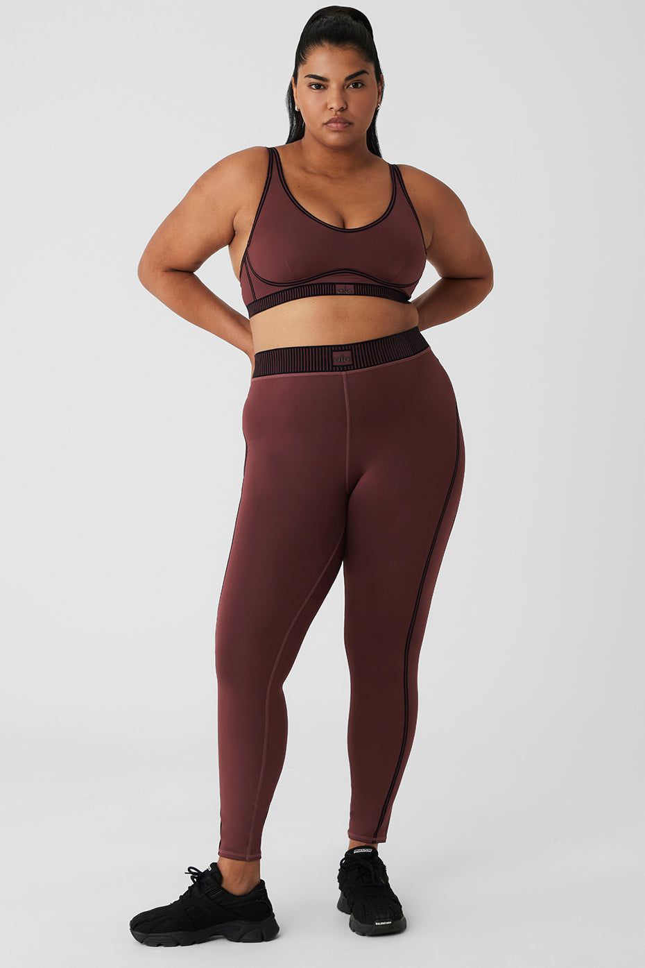 Airlift Line Up Bra & Airlift High-Waist 7/8 Line Up Legging Set sold by Alo Yoga product image thumbnail 38