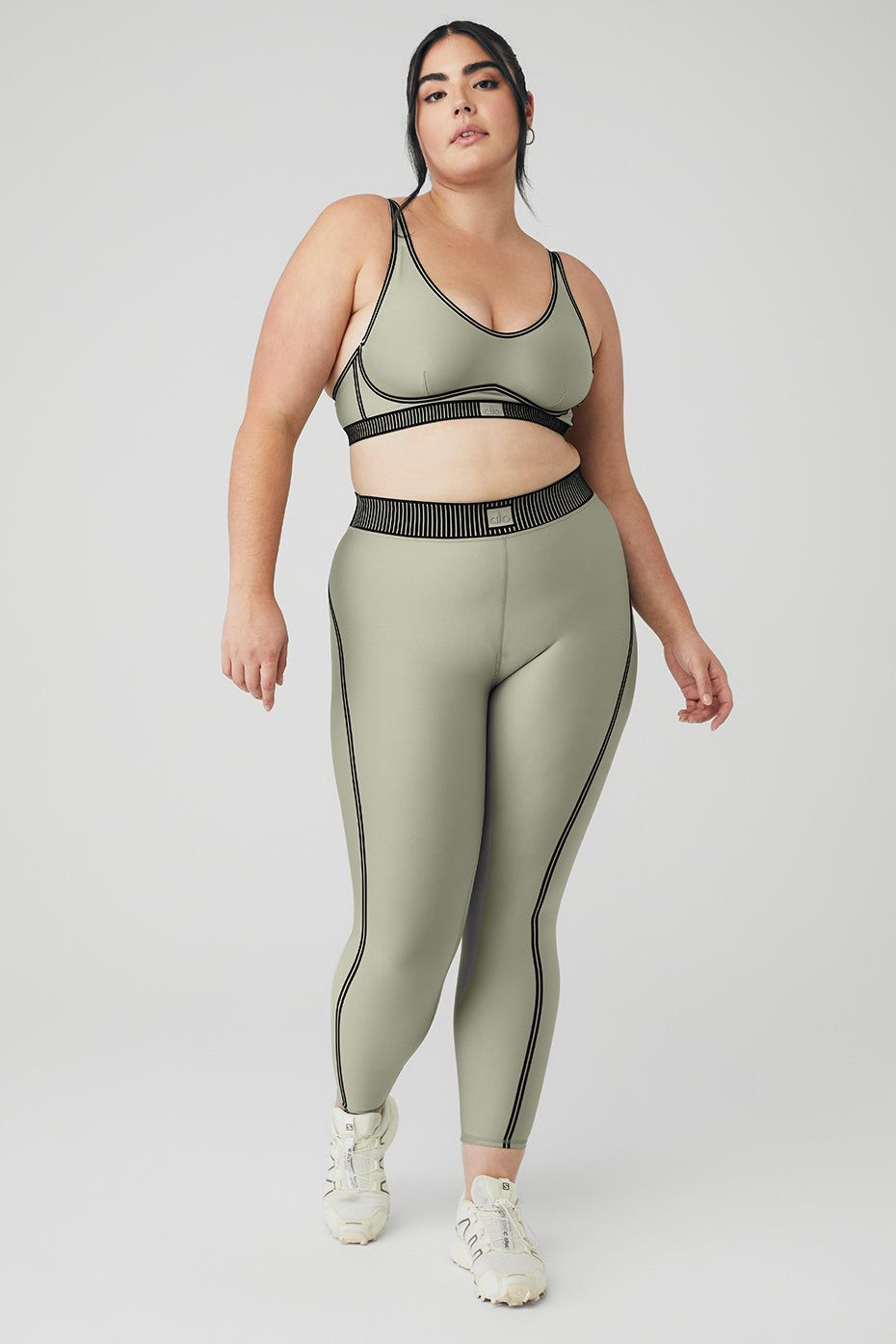 Airlift Line Up Bra & Airlift High-Waist 7/8 Line Up Legging Set sold by Alo Yoga product image thumbnail 9