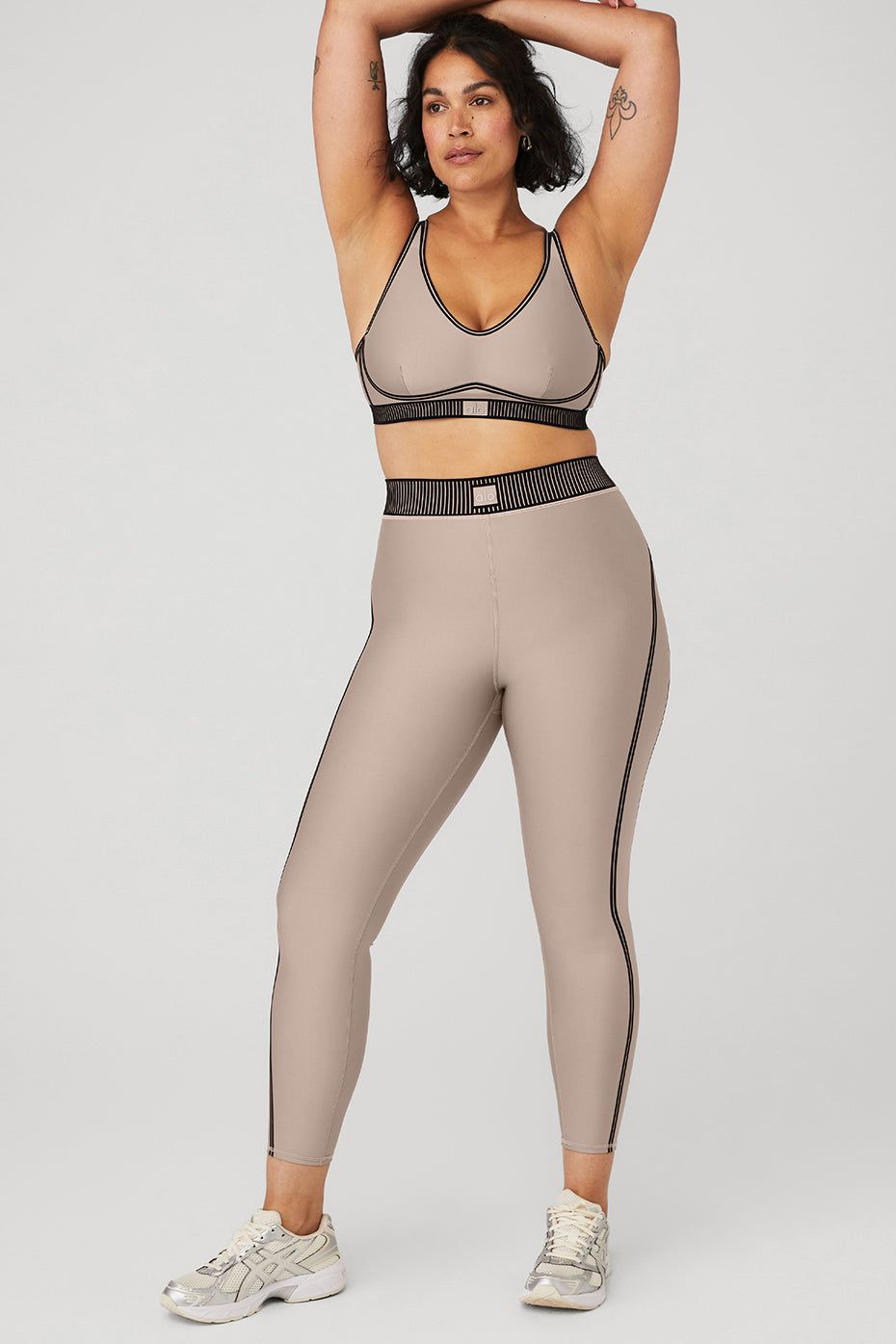 Airlift Line Up Bra & Airlift High-Waist 7/8 Line Up Legging Set sold by Alo Yoga product image thumbnail 17