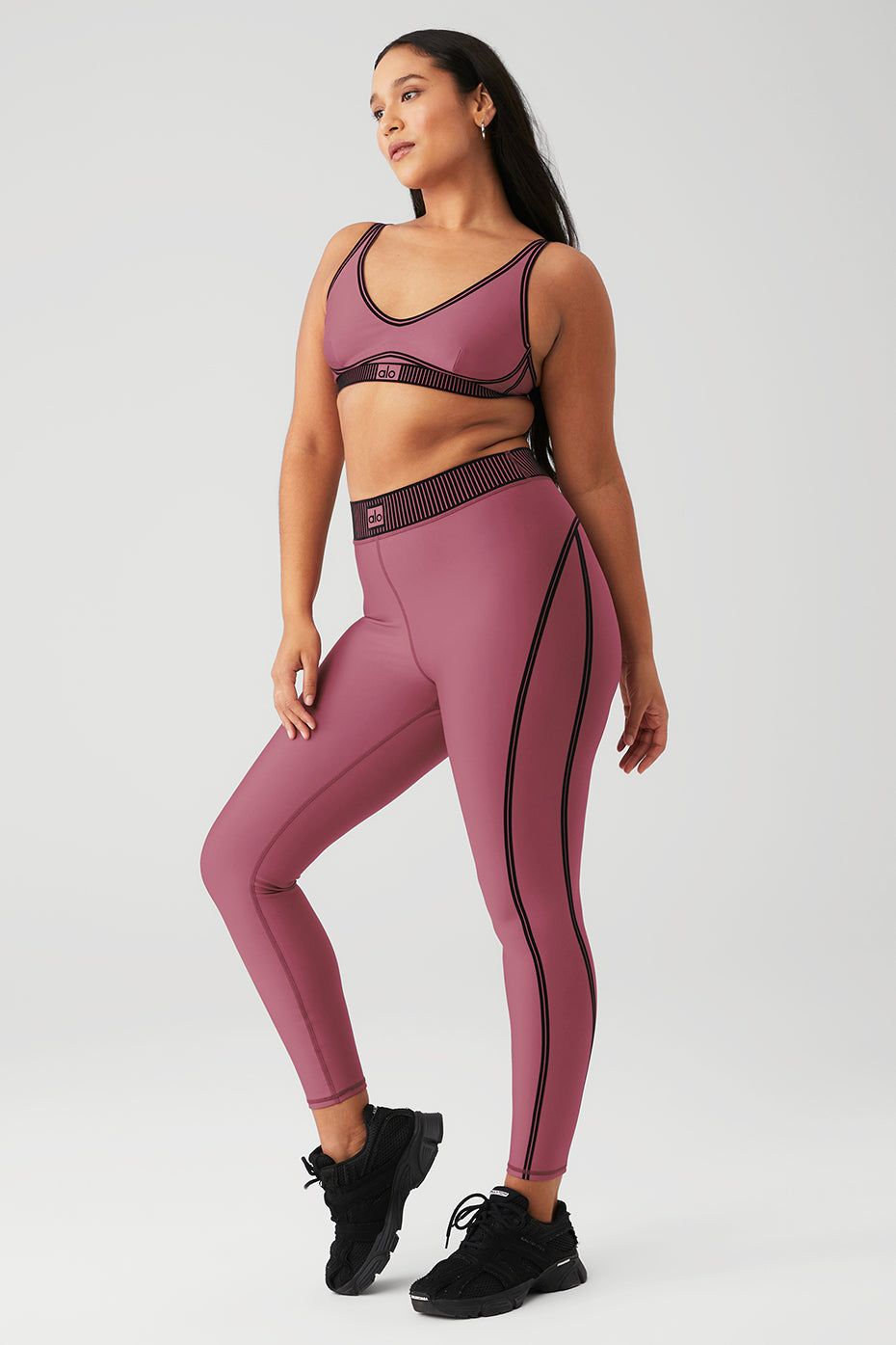 Airlift Line Up Bra & Airlift High-Waist 7/8 Line Up Legging Set sold by Alo Yoga product image thumbnail 27