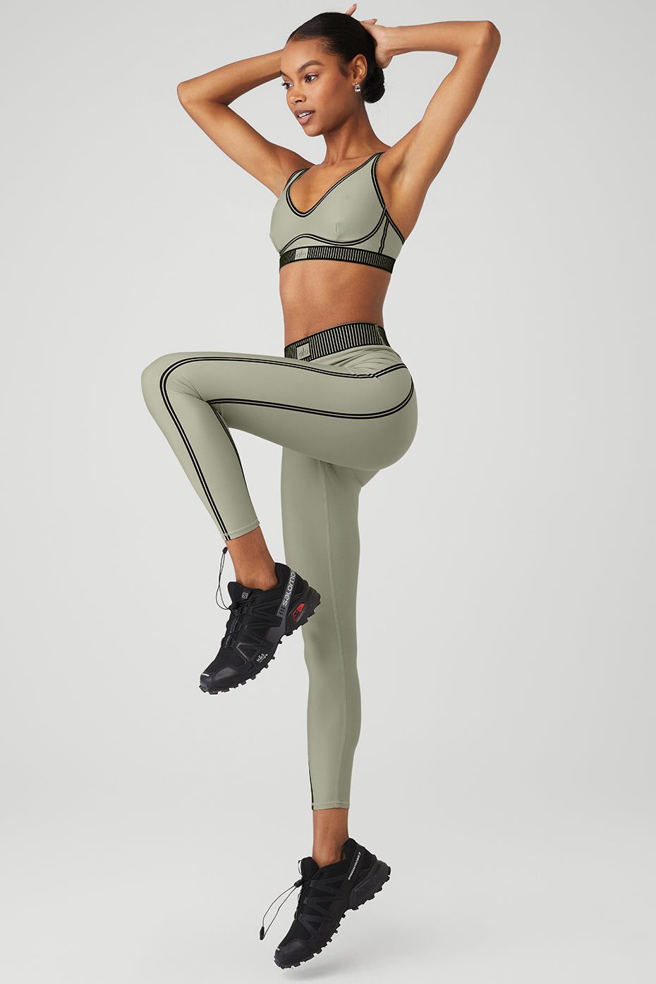 Airlift Line Up Bra & Airlift High-Waist 7/8 Line Up Legging Set sold by Alo Yoga product image thumbnail 6