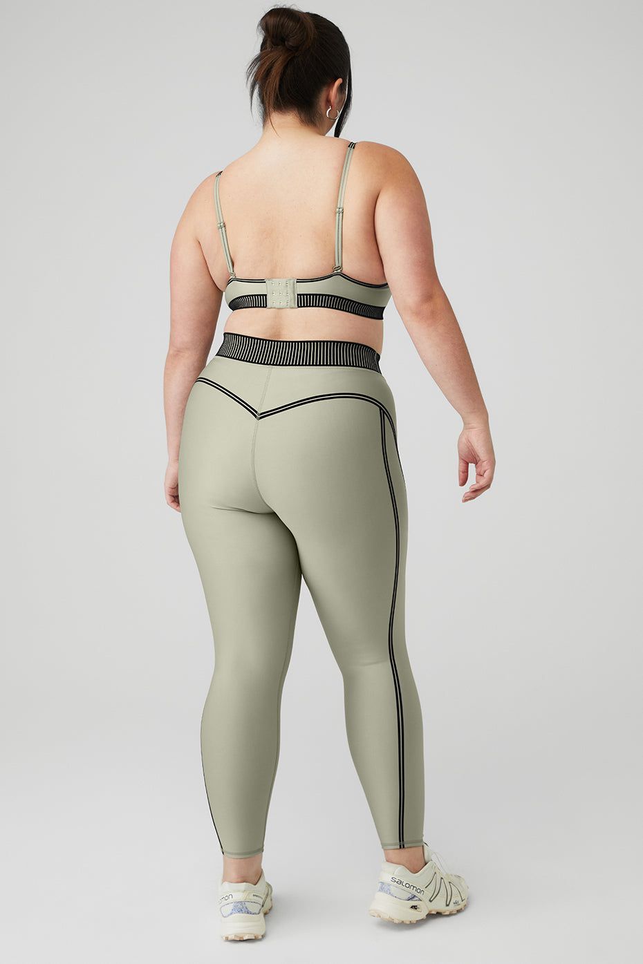 Airlift Line Up Bra & Airlift High-Waist 7/8 Line Up Legging Set sold by Alo Yoga product image thumbnail 11