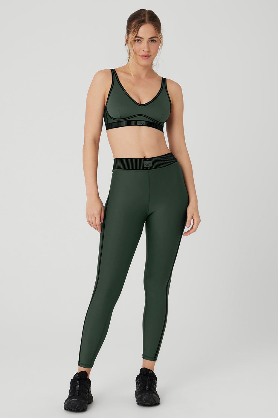 Airlift Line Up Bra & Airlift High-Waist 7/8 Line Up Legging Set sold by Alo Yoga product image thumbnail 29
