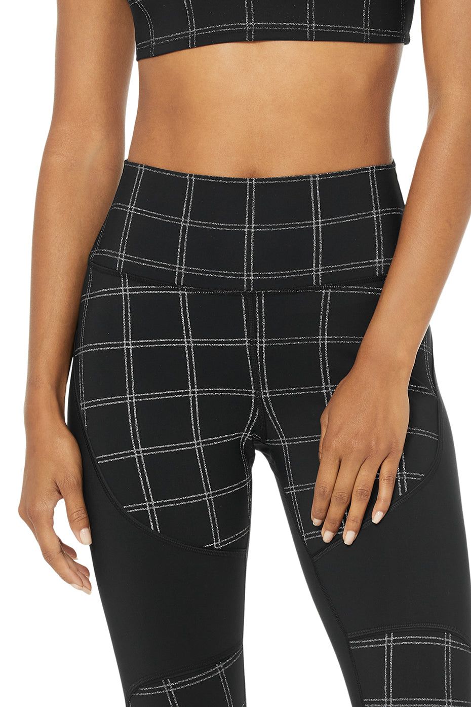 High-Waist Glide Legging - Black Reflective sold by Alo Yoga product image thumbnail 10