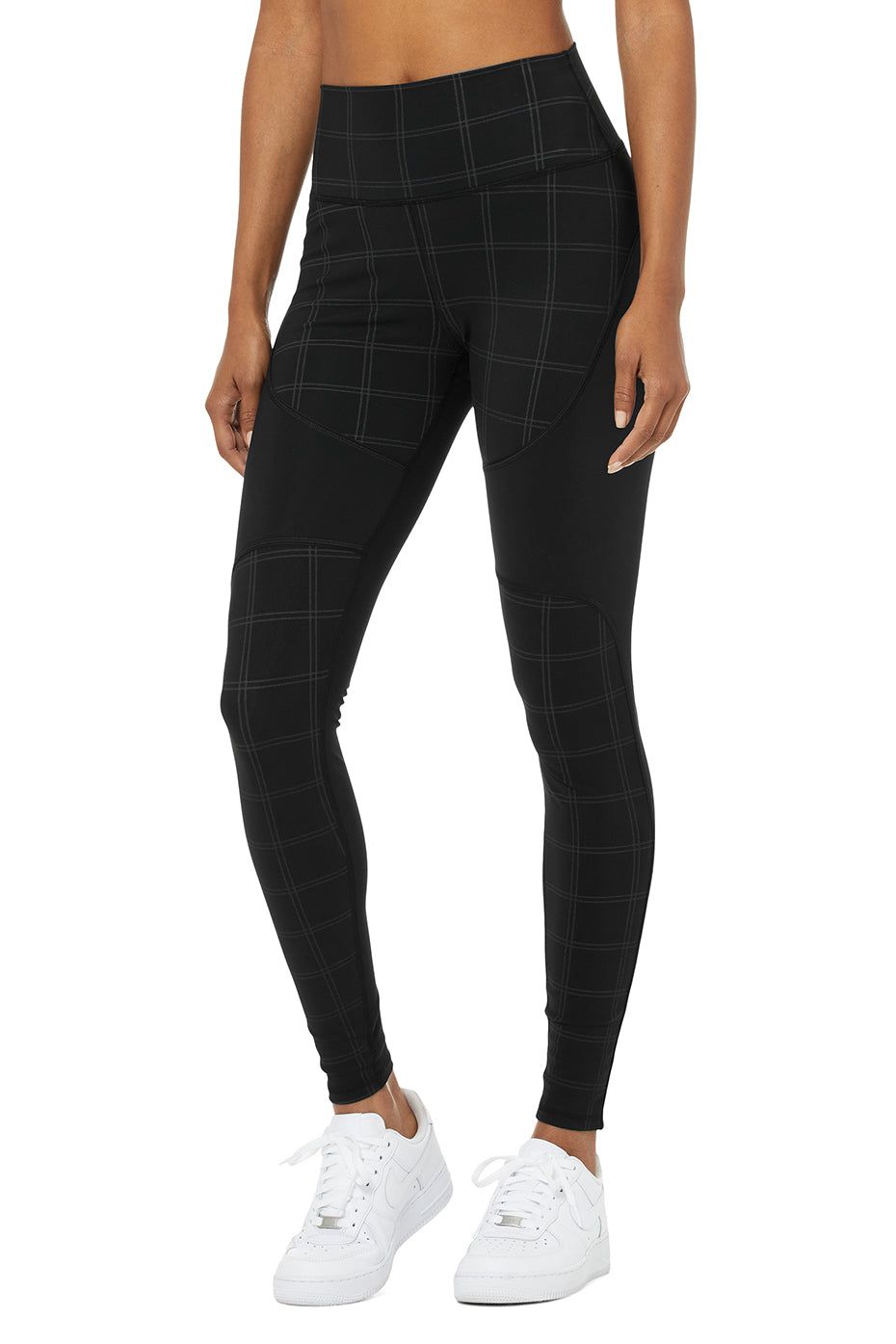 High-Waist Glide Legging - Black Reflective sold by Alo Yoga