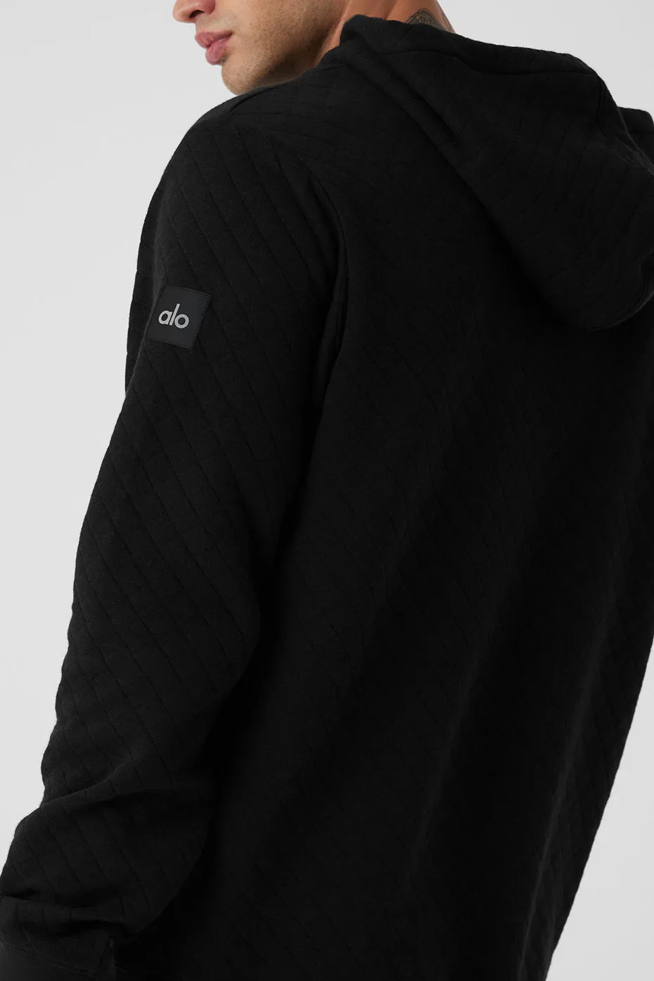 Quilted Stadium Hoodie - Black sold by Alo Yoga product image thumbnail 4