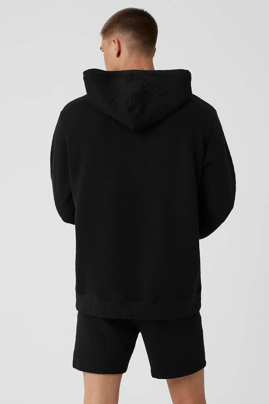 Quilted Stadium Hoodie - Black sold by Alo Yoga product image thumbnail 2