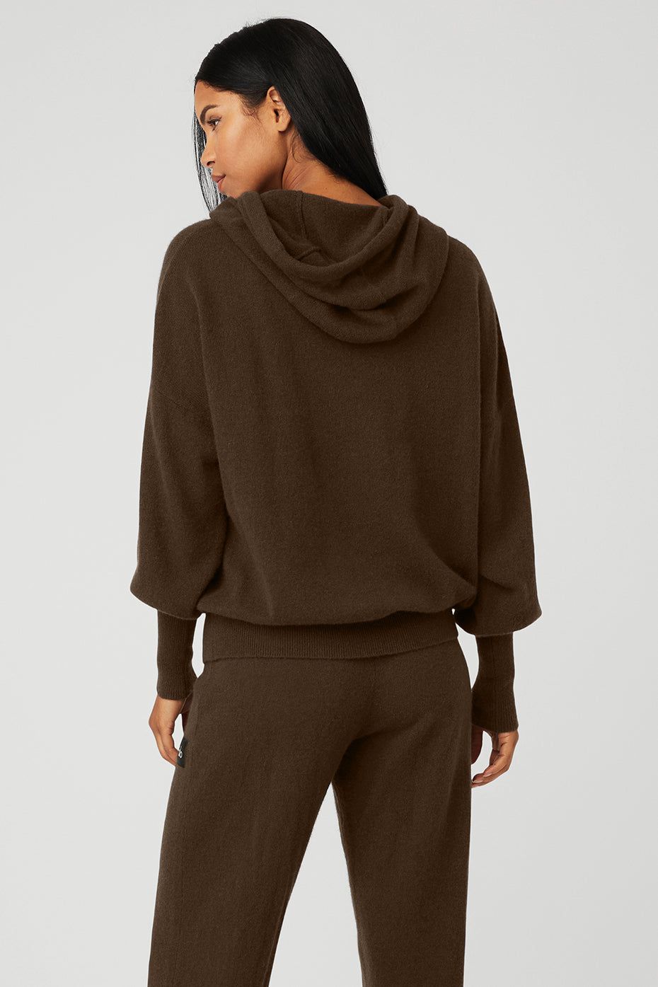 Cashmere Jet Set Hoodie - Espresso sold by Alo Yoga product image thumbnail 2