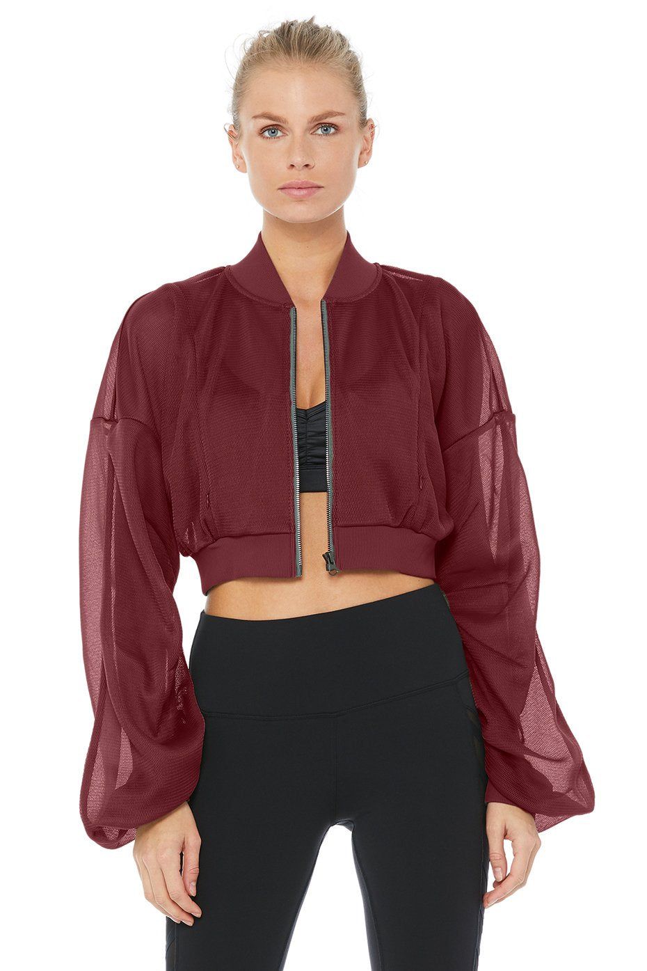 Field Crop Jacket - Black Cherry sold by Alo Yoga product image thumbnail 3