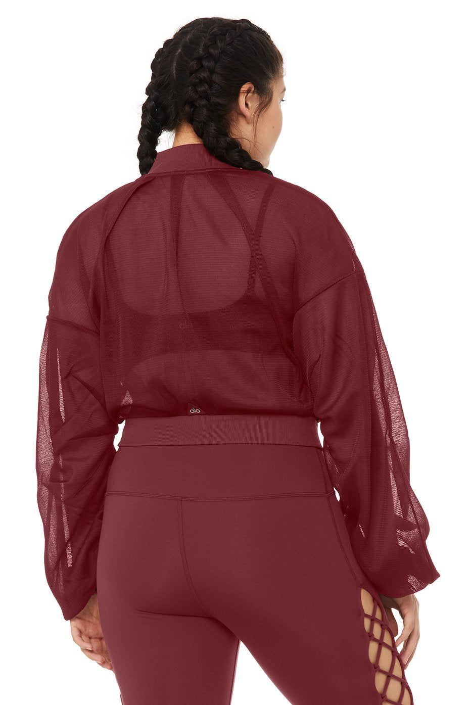 Field Crop Jacket - Black Cherry sold by Alo Yoga product image thumbnail 7