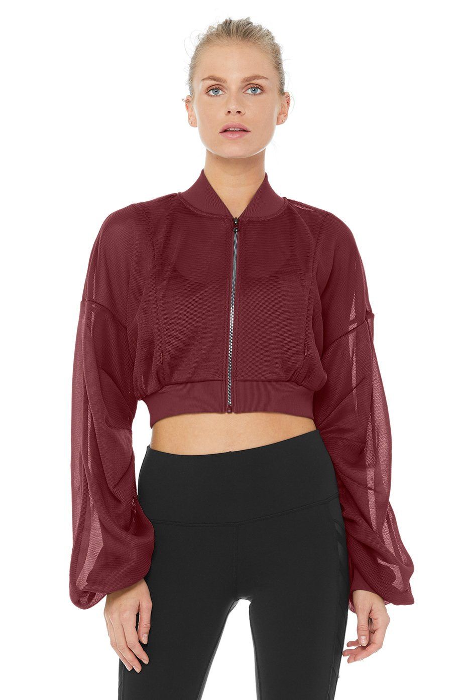 Field Crop Jacket - Black Cherry sold by Alo Yoga product image thumbnail 4