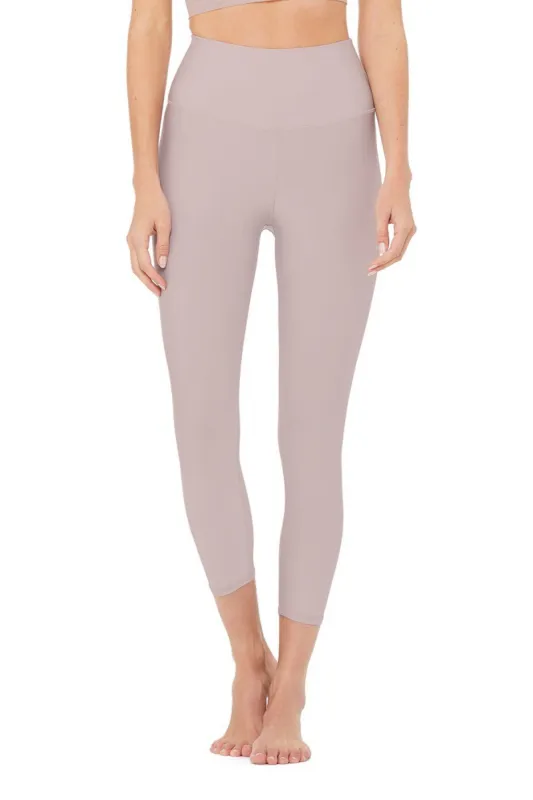 High-Waist Airlift Capri - Lavender Cloud sold by Alo Yoga